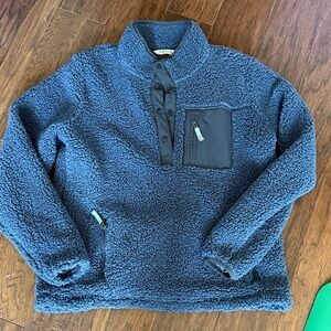 Orvis Cozy Blue Sherpa Pullover